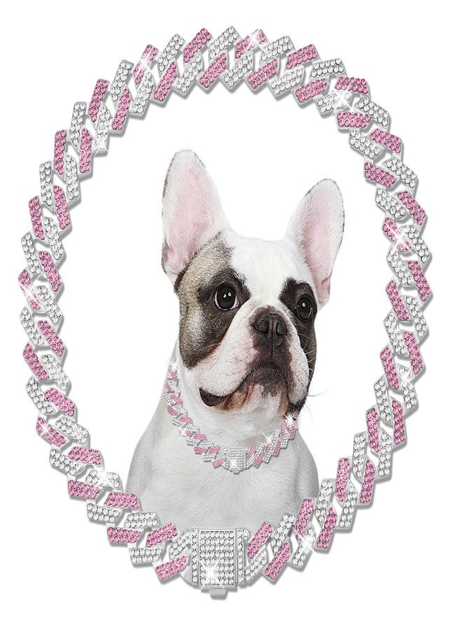 KOLODOGO Metal Diamond Dog Chain Dog Training Chain with Secure Buckle Pet Collars for Large Medium Dogs - Image 1